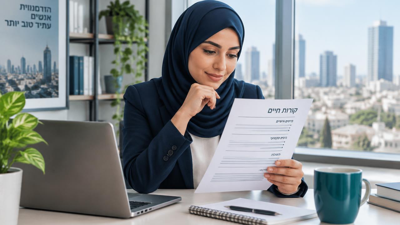 كيف تكتب سيرة ذاتية بالعبرية خطوة بخطوة؟